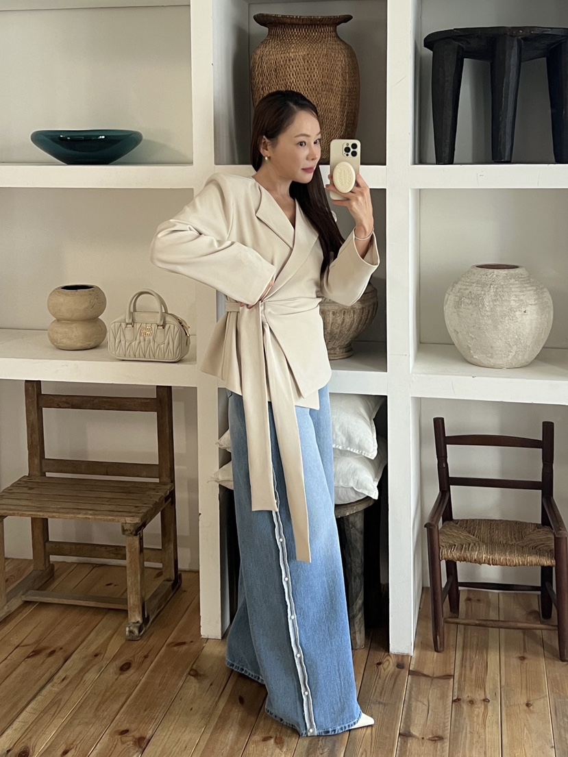 BOLD東大門實拍女裝新品真品推薦26春夏時尚人氣職業牛仔褲BOLD牛仔褲