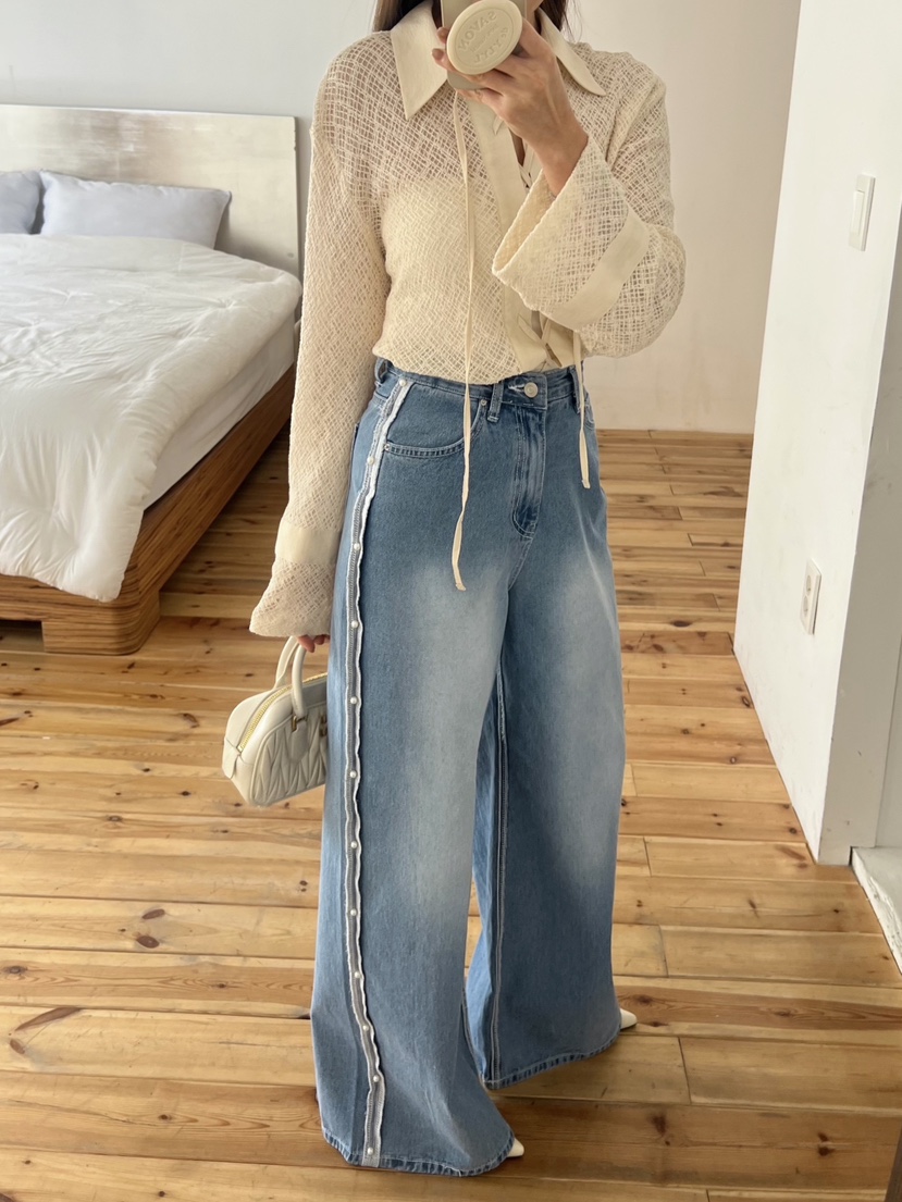 BOLD東大門實拍女裝新品真品推薦26春夏時尚人氣職業牛仔褲BOLD牛仔褲