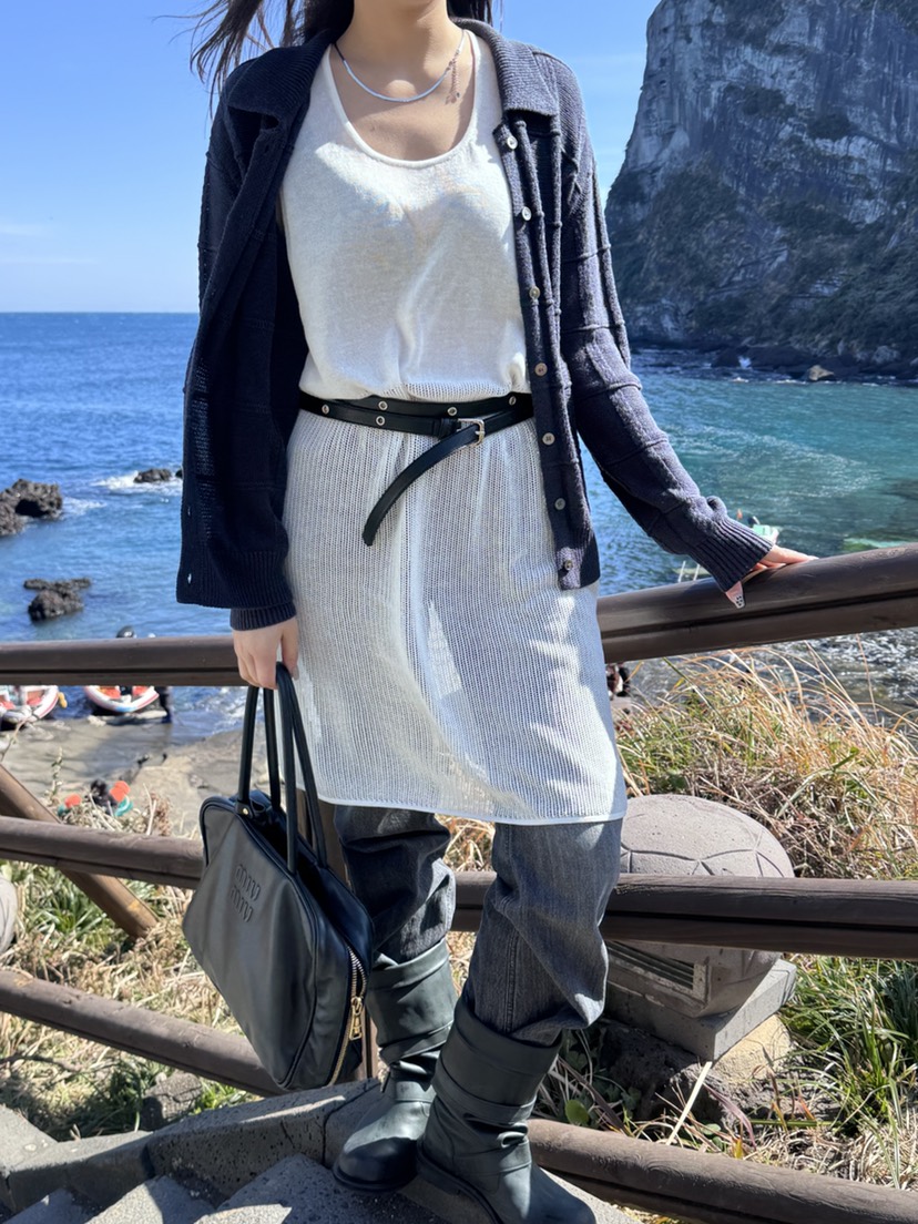 MUSHROOM EFFECT韓國代購女裝新款真品熱賣職業休閑連衣裙MUSHROOM EFFECT連衣裙