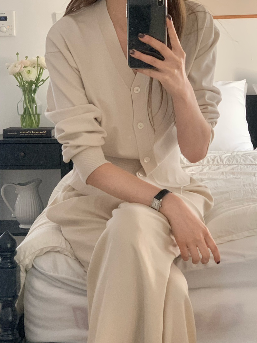 LEGACY東大門實拍女裝新款時尚職業休閑推薦針織衫V領開衫LEGACY針織衫