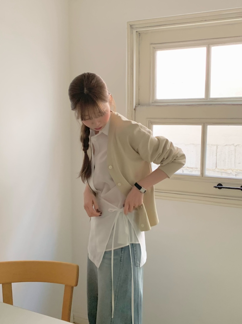 LEGACY東大門實拍女裝新款時尚職業休閑推薦針織衫V領開衫LEGACY針織衫