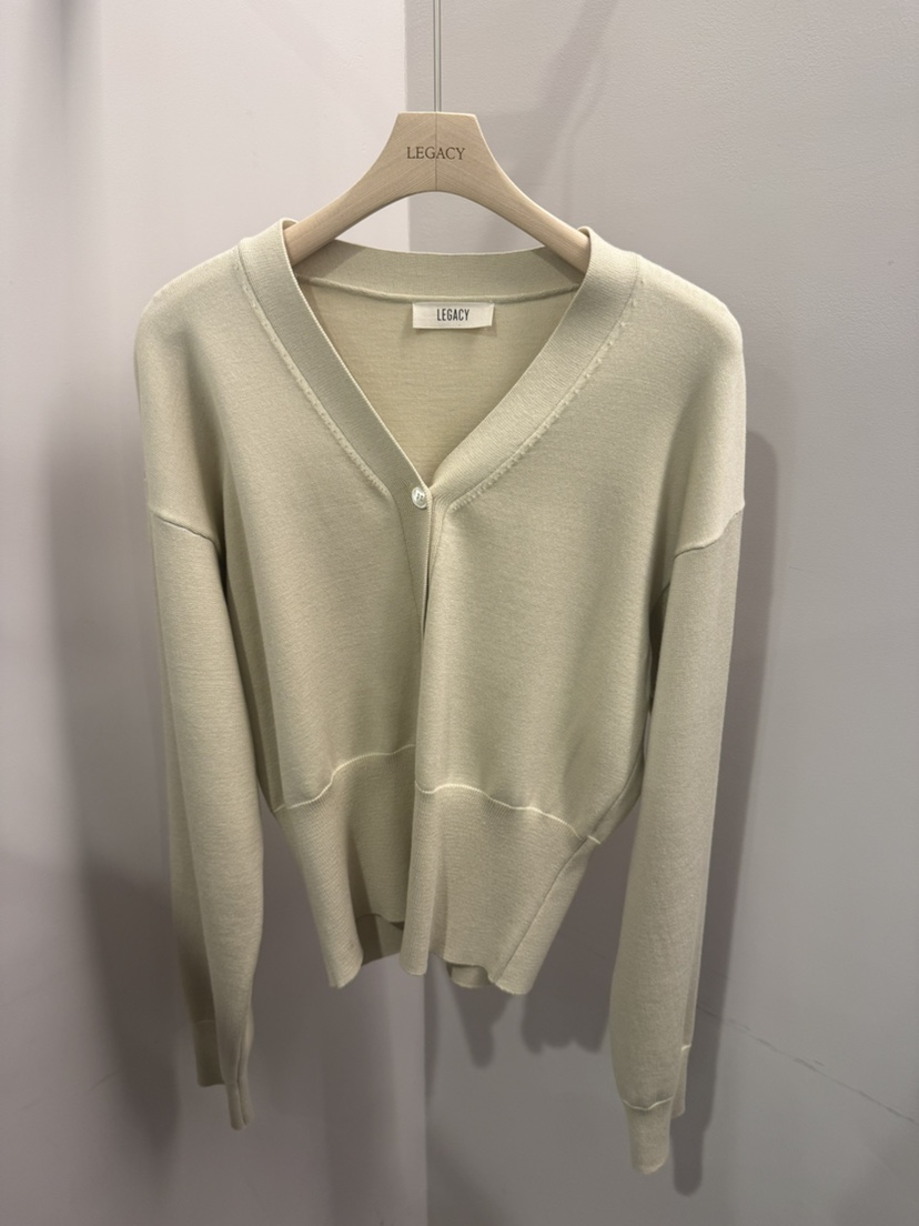 LEGACY東大門實拍女裝新款時尚職業休閑推薦針織衫V領開衫LEGACY針織衫圖色1