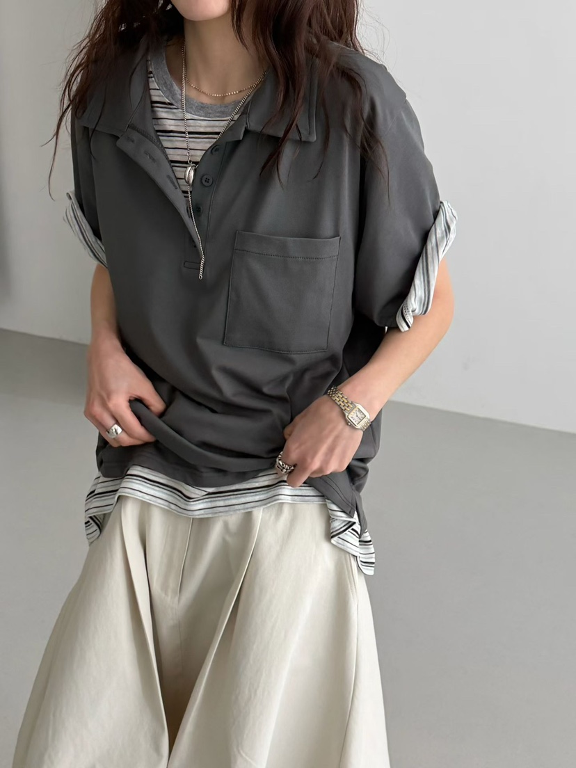 MINIMUZE東大門直郵女士新品人氣26春夏熱賣時尚真品職業T恤MINIMUZET恤