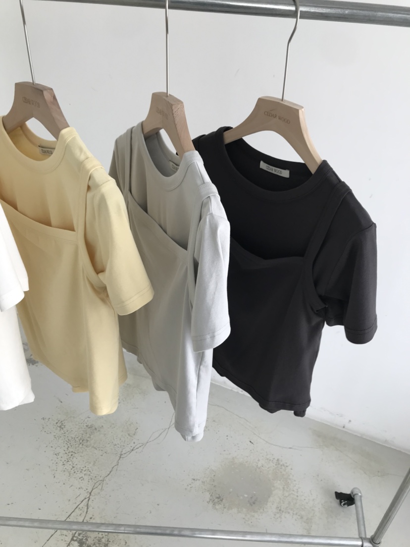 CEDARWOOD韓國代購女士新品真品推薦26春夏人氣時尚熱賣T恤CEDAR WOODT恤