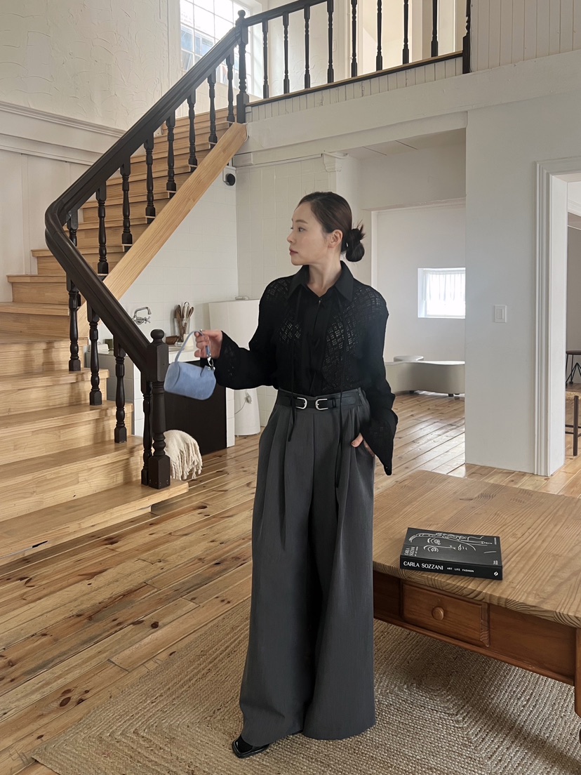 BOLD韓國直郵女裝新品推薦職業26春夏熱賣休閑褲不含腰帶BOLD休閑褲