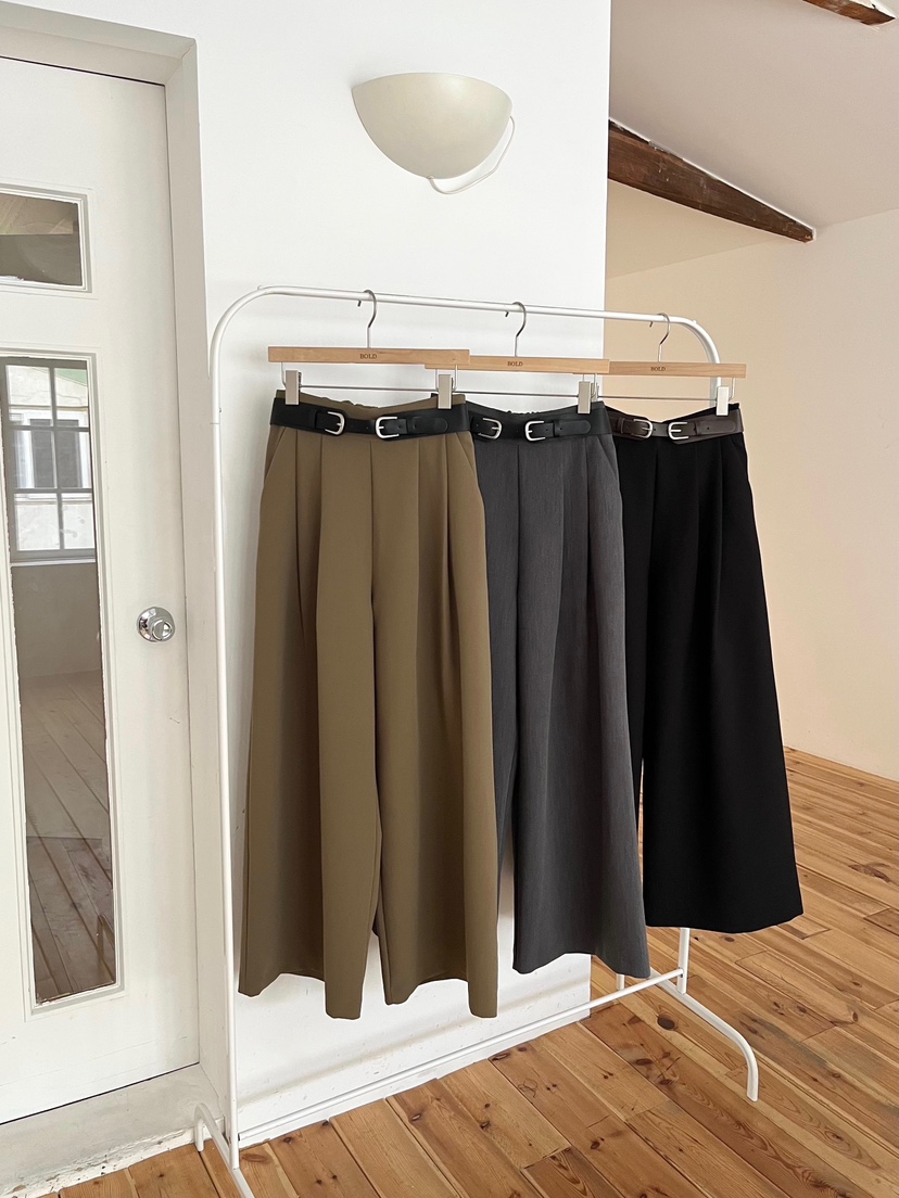 BOLD韓國直郵女裝新品推薦職業26春夏熱賣休閑褲不含腰帶BOLD休閑褲