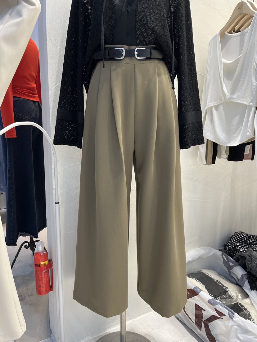 BOLD韓國直郵女裝新品推薦職業26春夏熱賣休閑褲不含腰帶BOLD休閑褲圖色1