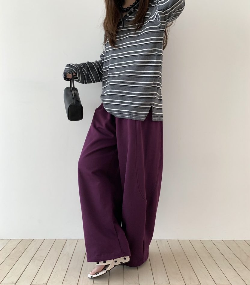 PEBBLE韓國代購女士新品職業熱賣推薦26春夏人氣真品休閑褲PEBBLE休閑褲