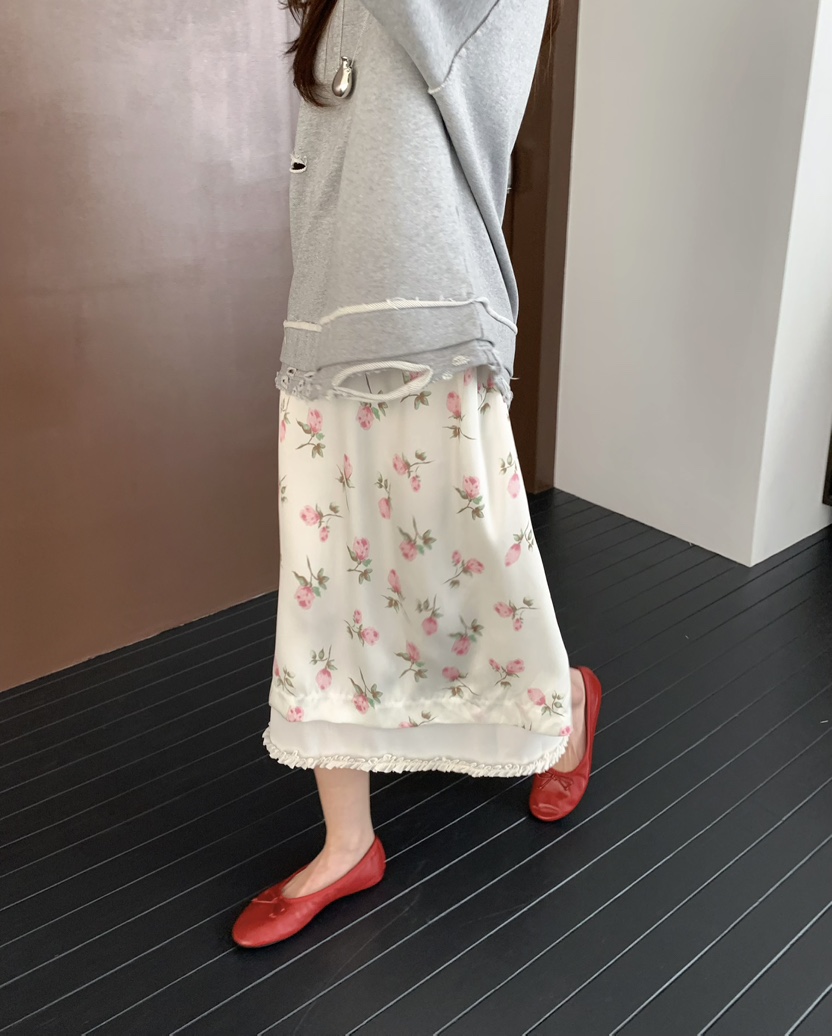 PEBBLE韓國代購女士新款熱賣職業推薦休閑26春夏人氣長裙PEBBLE長裙