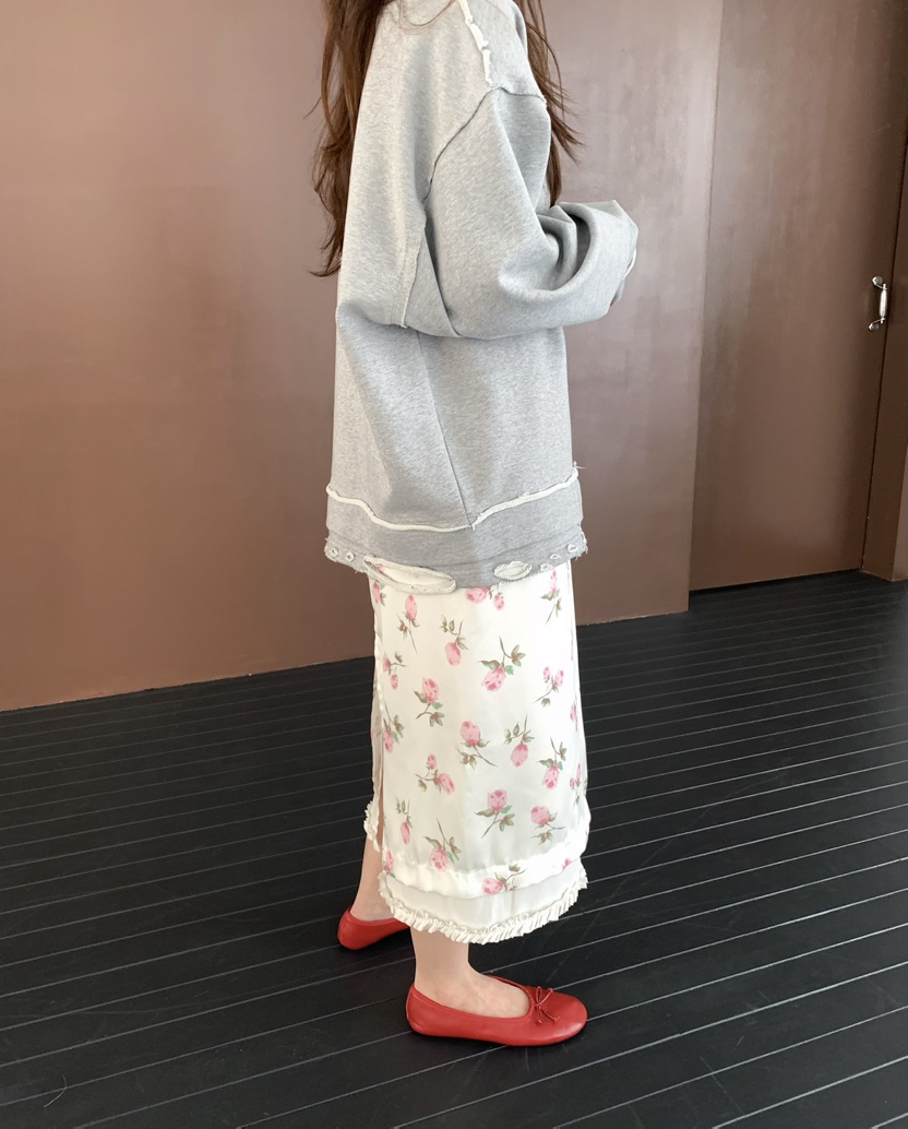 PEBBLE韓國代購女士新款熱賣職業推薦休閑26春夏人氣長裙PEBBLE長裙