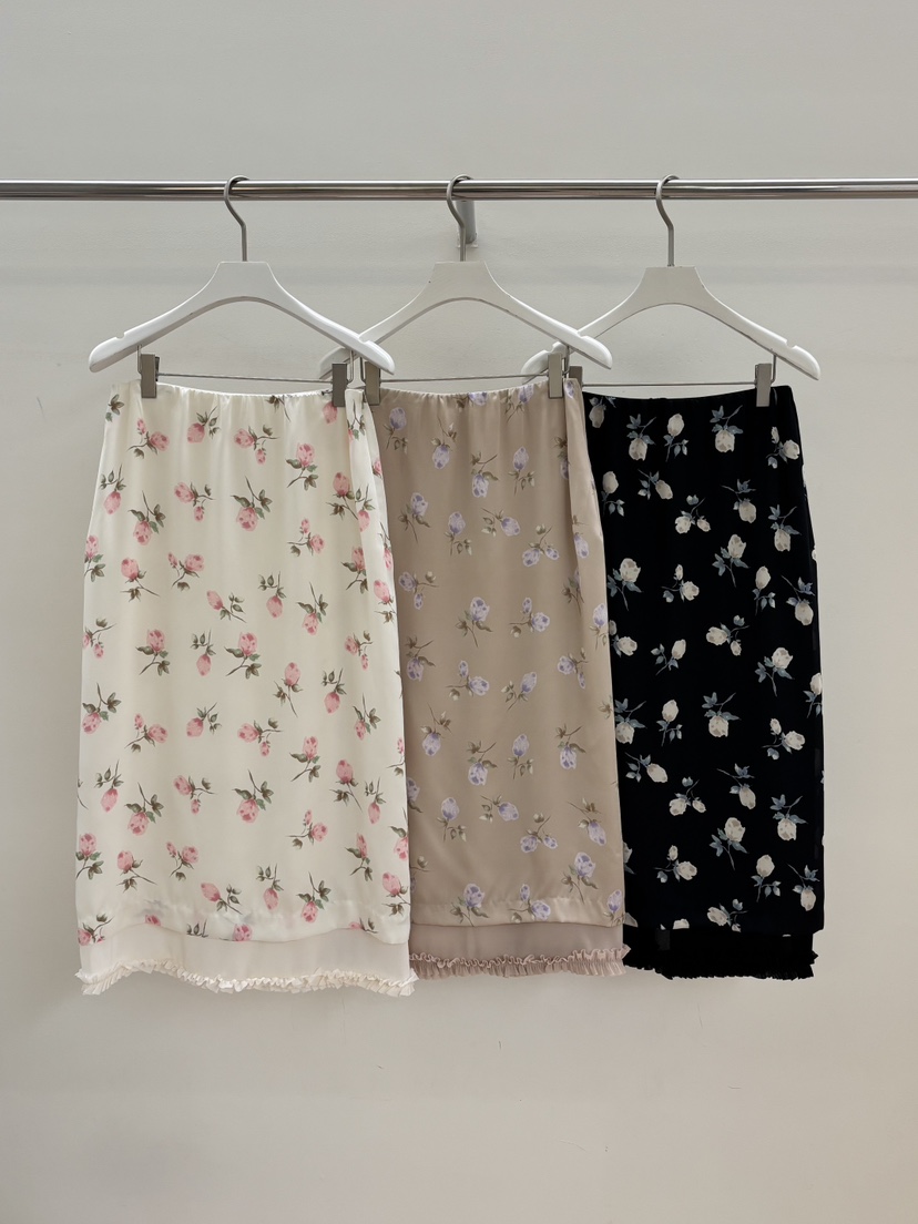 PEBBLE韓國代購女士新款熱賣職業推薦休閑26春夏人氣長裙PEBBLE長裙