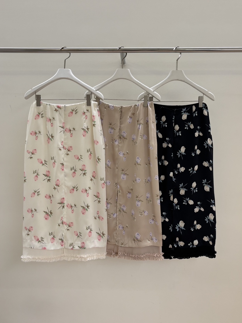 PEBBLE韓國代購女士新款熱賣職業推薦休閑26春夏人氣長裙PEBBLE長裙