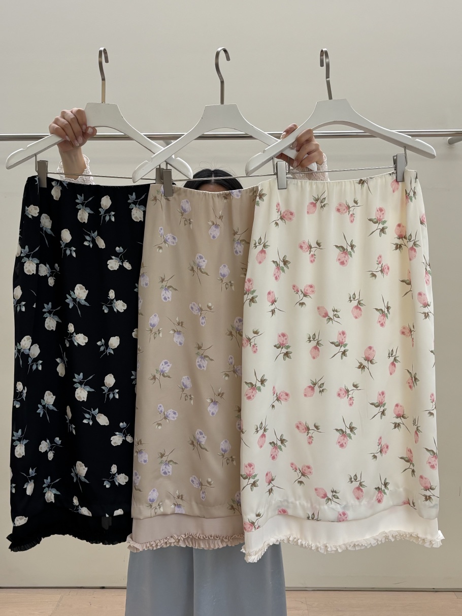 PEBBLE韓國代購女士新款熱賣職業推薦休閑26春夏人氣長裙PEBBLE長裙