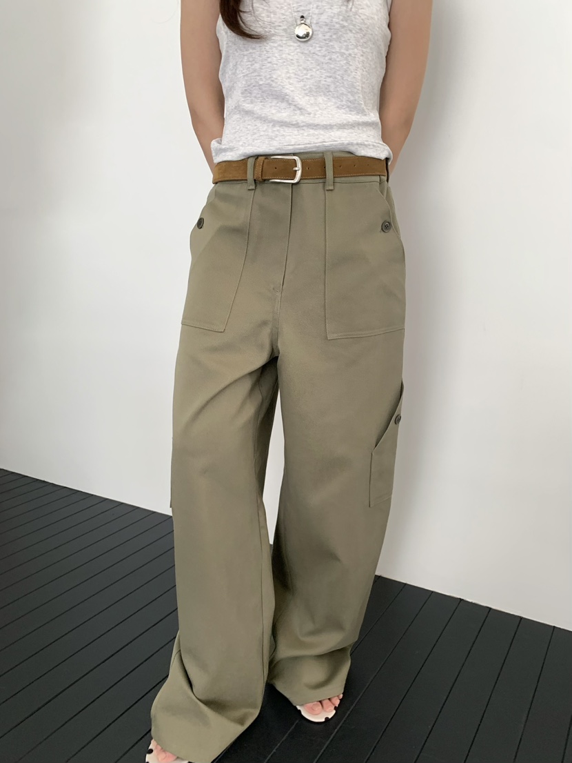 PEBBLE韓國代購女士新品熱賣真品職業26春夏推薦人氣休閑褲PEBBLE休閑褲