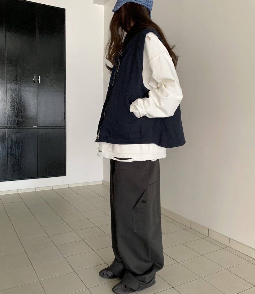 PEBBLE韓國代購女士新品熱賣真品職業26春夏推薦人氣休閑褲PEBBLE休閑褲