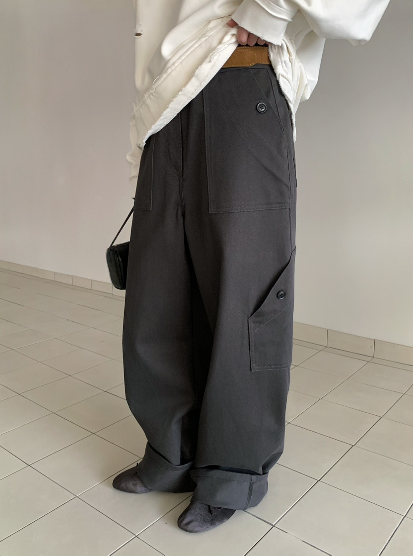 PEBBLE韓國代購女士新品熱賣真品職業26春夏推薦人氣休閑褲PEBBLE休閑褲