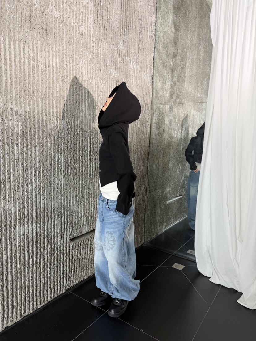 SEEOT東大門實拍女士新品26春夏推薦時尚職業牛仔褲男女同款SEEOT牛仔褲