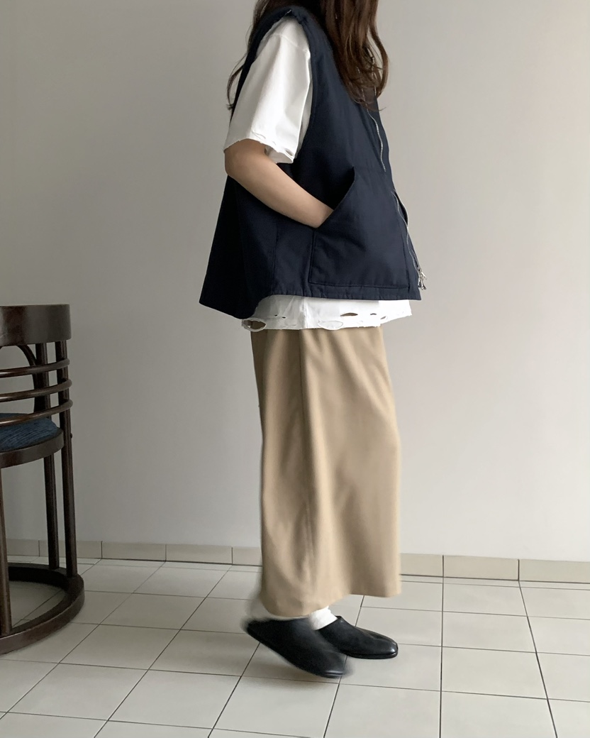 PEBBLE韓國直郵女裝新品休閑時尚人氣26春夏推薦馬甲雙面PEBBLE馬甲