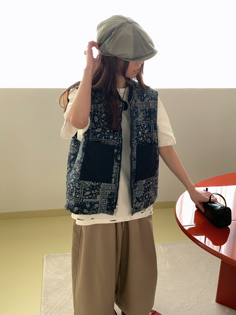 PEBBLE韓國直郵女裝新品休閑時尚人氣26春夏推薦馬甲雙面PEBBLE馬甲