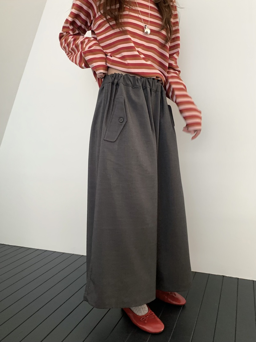 PEBBLE東大門實拍女士新品熱賣時尚26春夏推薦職業休閑褲PEBBLE休閑褲