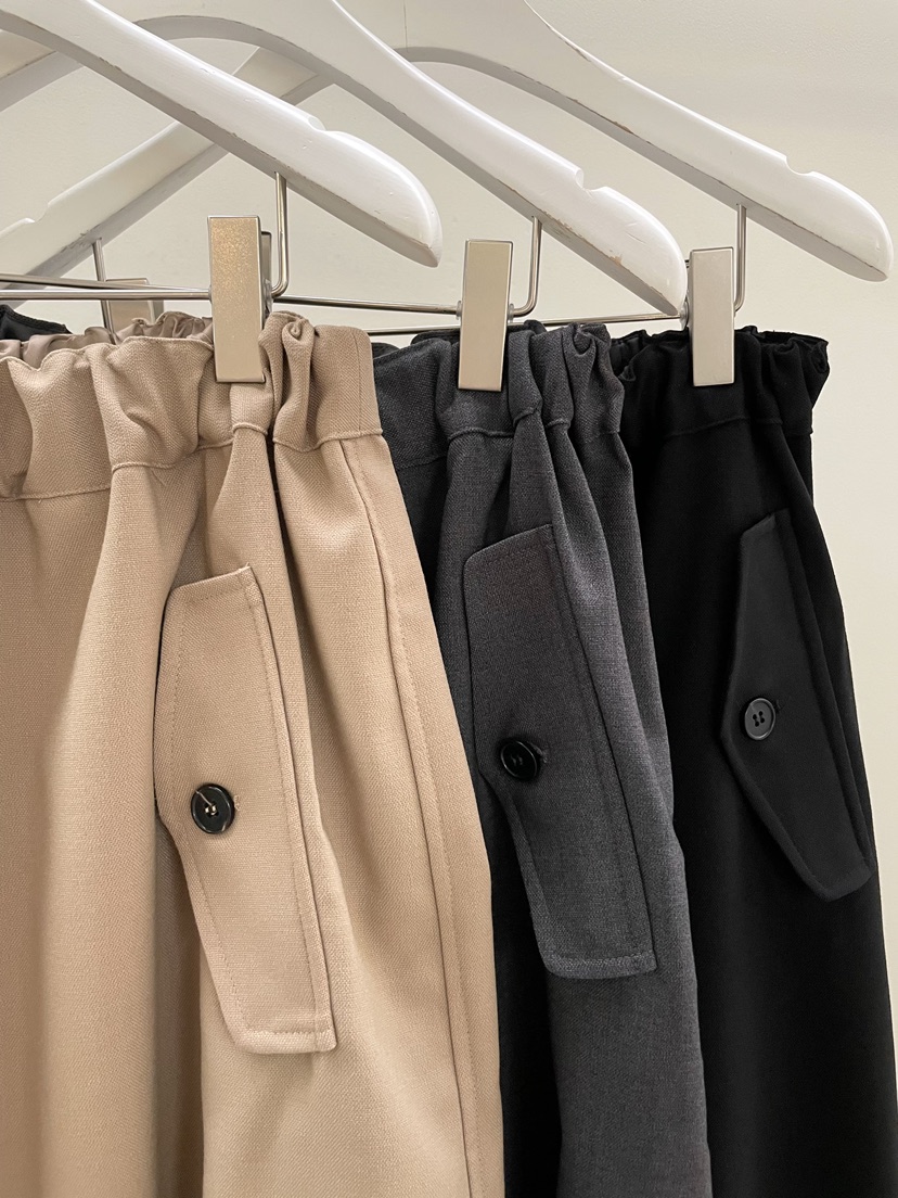 PEBBLE東大門實拍女士新品熱賣時尚26春夏推薦職業休閑褲PEBBLE休閑褲