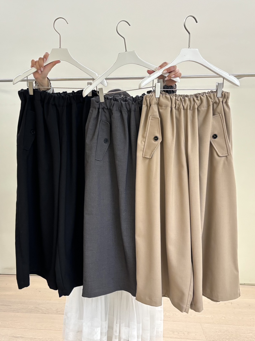 PEBBLE東大門實拍女士新品熱賣時尚26春夏推薦職業休閑褲PEBBLE休閑褲