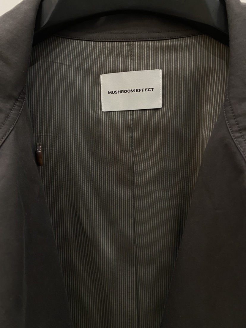 MUSHROOM EFFECT東大門代購女裝新品人氣長款風衣含腰帶MUSHROOM EFFECT長款風衣