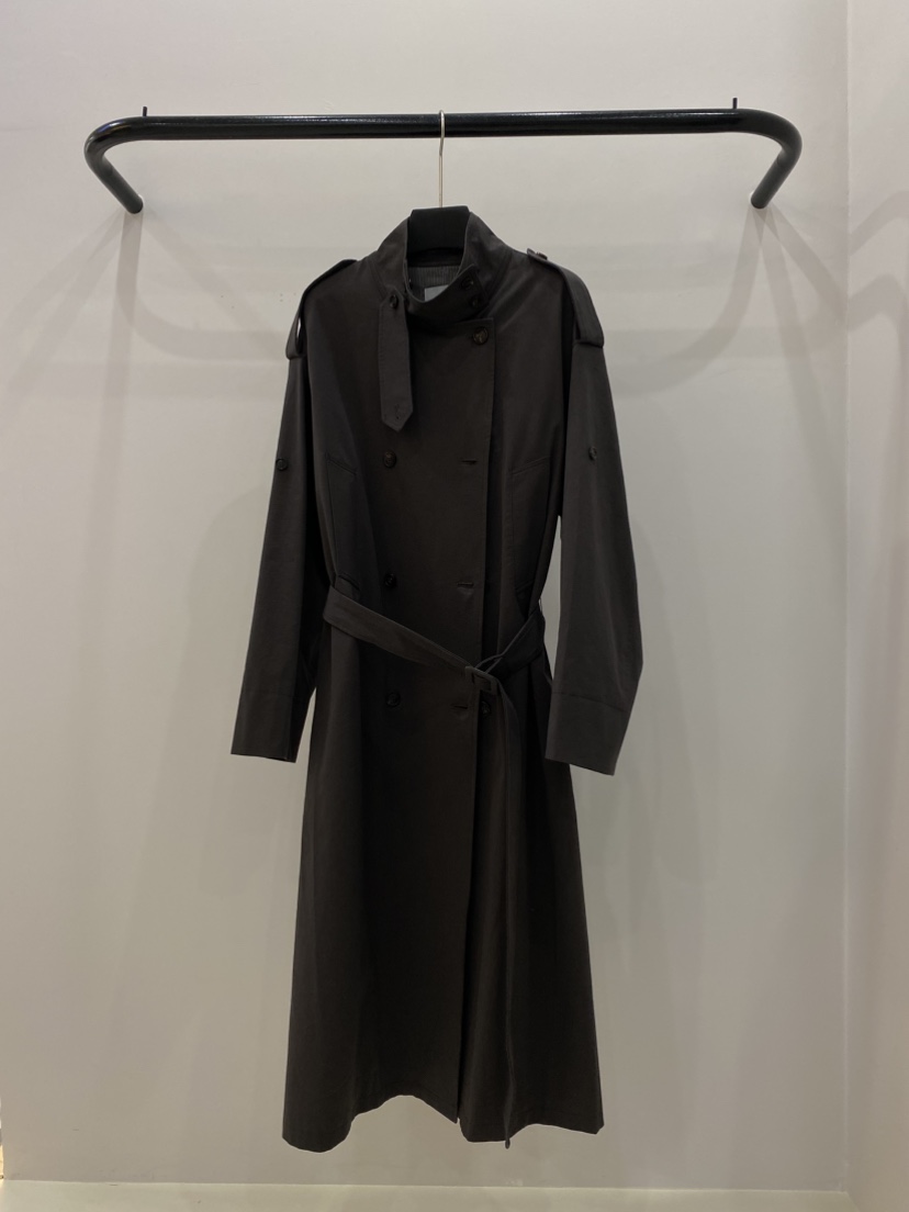 MUSHROOM EFFECT東大門代購女裝新品人氣長款風衣含腰帶MUSHROOM EFFECT長款風衣圖色2