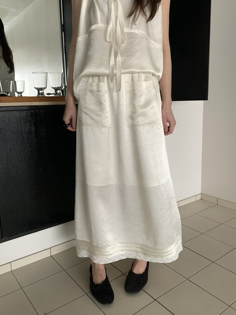 PEBBLE韓國直郵女士新品真品休閑人氣職業時尚熱賣推薦長裙PEBBLE長裙