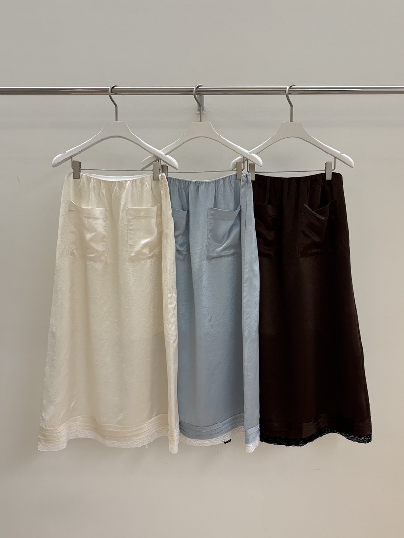 PEBBLE韓國直郵女士新品真品休閑人氣職業時尚熱賣推薦長裙PEBBLE長裙