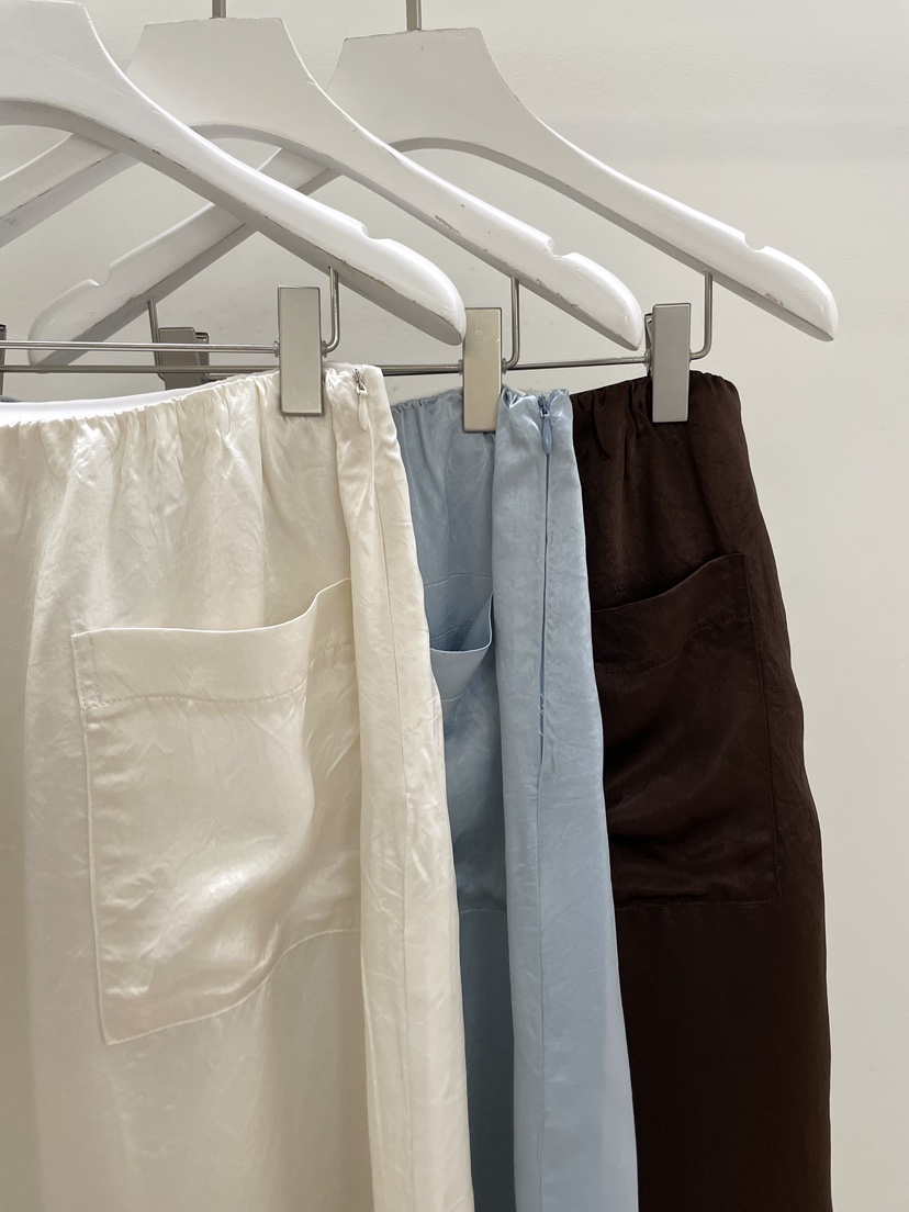 PEBBLE韓國直郵女士新品真品休閑人氣職業時尚熱賣推薦長裙PEBBLE長裙