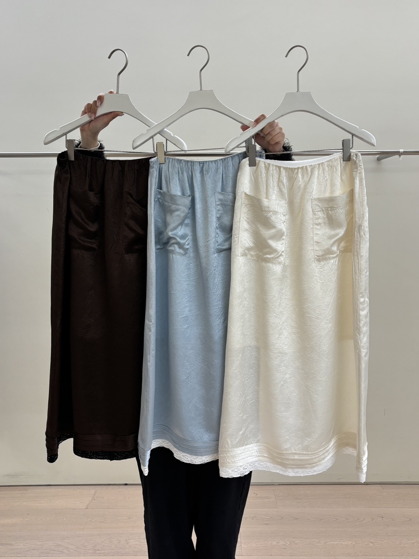 PEBBLE韓國直郵女士新品真品休閑人氣職業時尚熱賣推薦長裙PEBBLE長裙