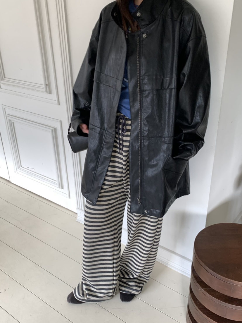 PEBBLE東大門代購女裝新品推薦休閑熱賣職業人氣皮衣皮革PEBBLE皮衣