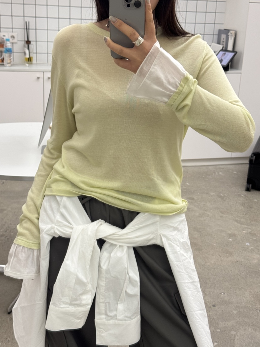 MUSHROOM EFFECT韓國代購女裝新品真品時尚人氣推薦長袖T恤MUSHROOM EFFECT長袖T恤