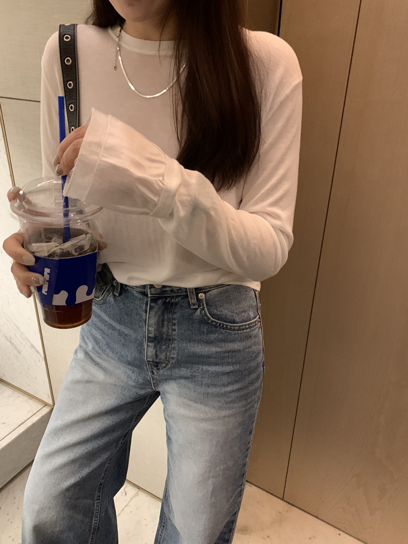 MUSHROOM EFFECT韓國代購女裝新品真品時尚人氣推薦長袖T恤MUSHROOM EFFECT長袖T恤