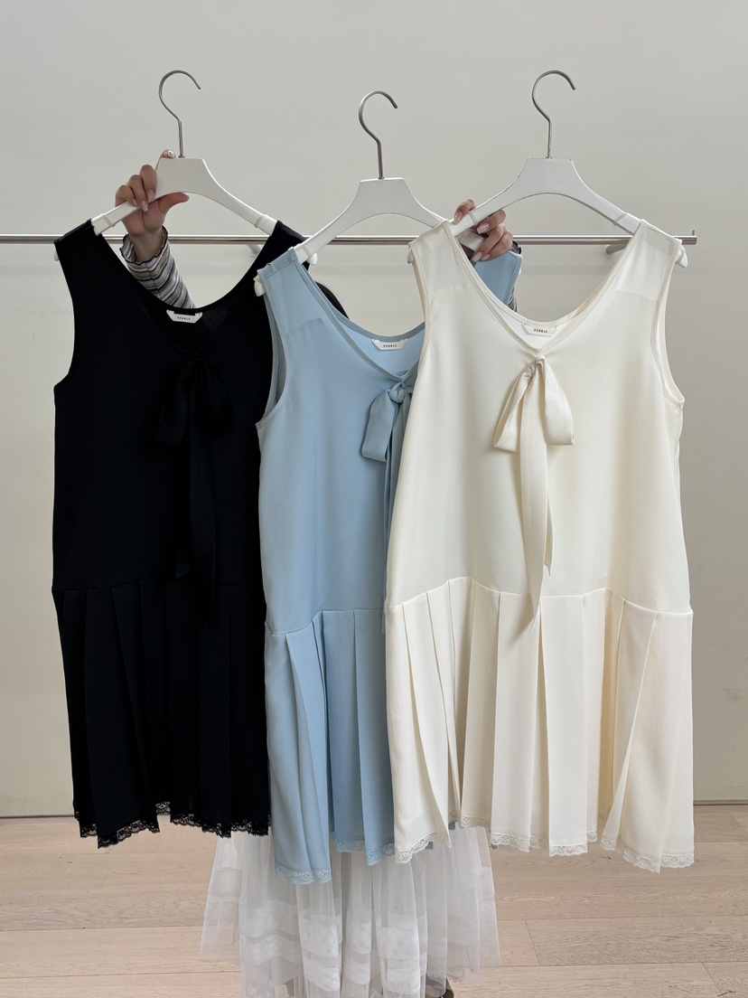 PEBBLE韓國直郵女裝新品推薦職業人氣真品時尚26春夏連衣裙PEBBLE連衣裙