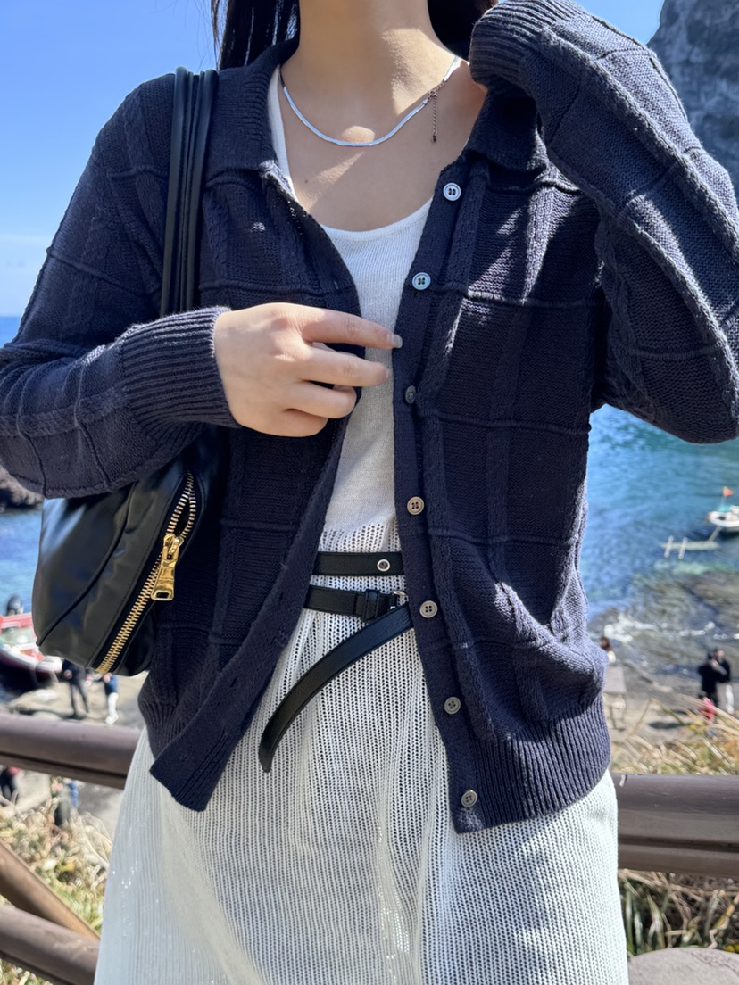 MUSHROOM EFFECT韓國代購女士新品職業26春夏熱賣針織衫MUSHROOM EFFECT針織衫