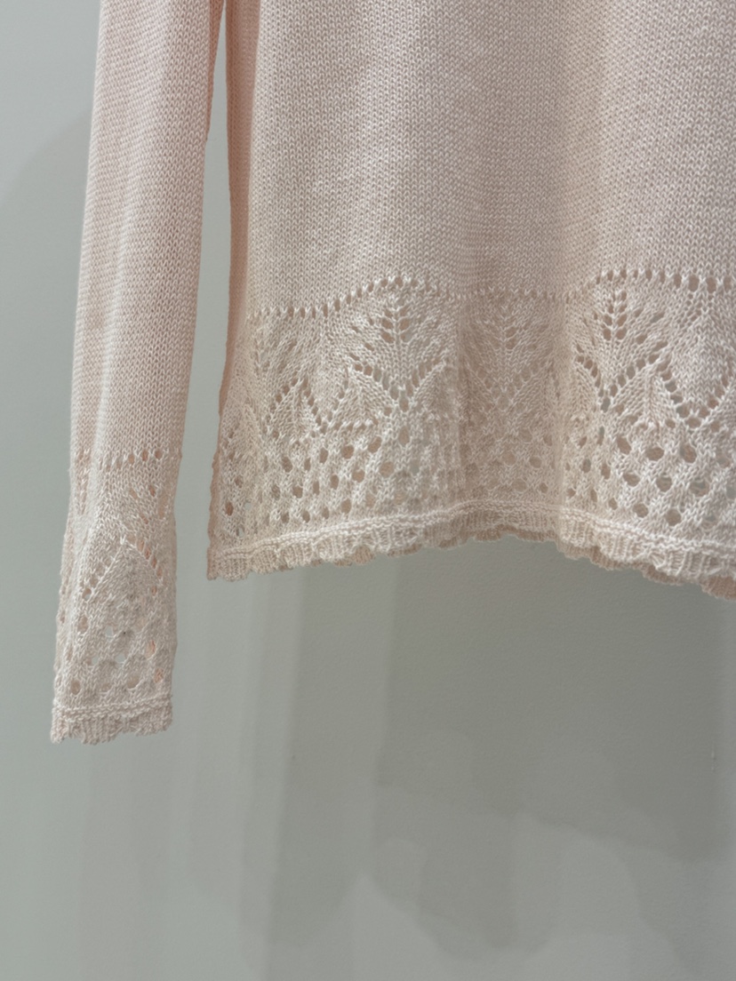 MUSHROOM EFFECT韓國直郵女裝新品休閑真品26春夏針織衫花朵MUSHROOM EFFECT針織衫