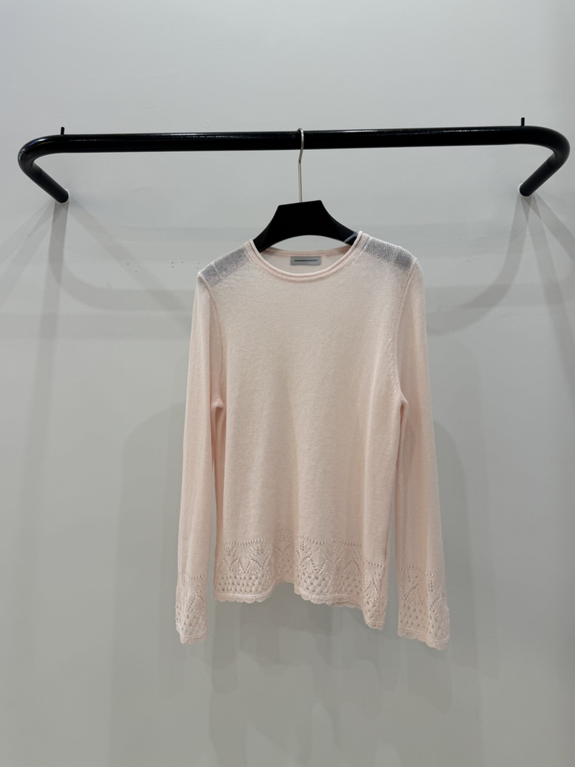 MUSHROOM EFFECT韓國直郵女裝新品休閑真品26春夏針織衫花朵MUSHROOM EFFECT針織衫圖色1