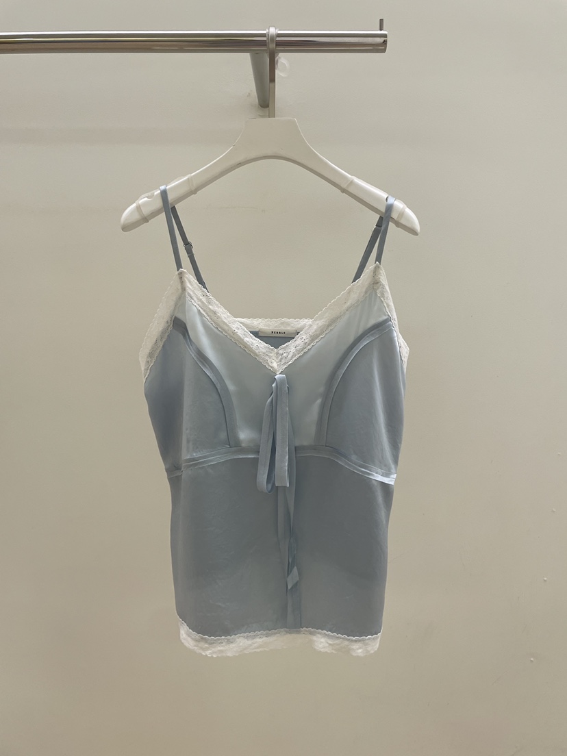 PEBBLE韓國代購女裝新款職業26春夏真品休閑熱賣吊帶背心PEBBLE吊帶/背心圖色2