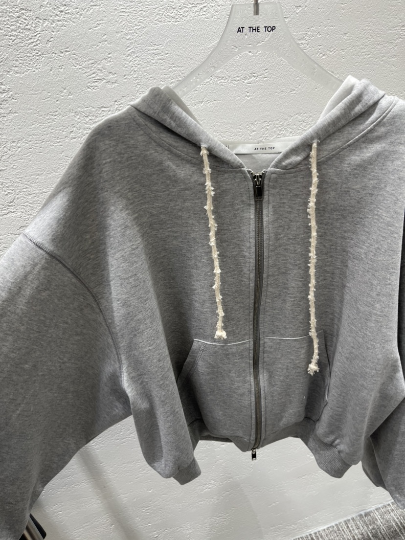 JOA韓國代購女士新品推薦26春夏職業休閑人氣衛衣拉鏈連帽JOA衛衣