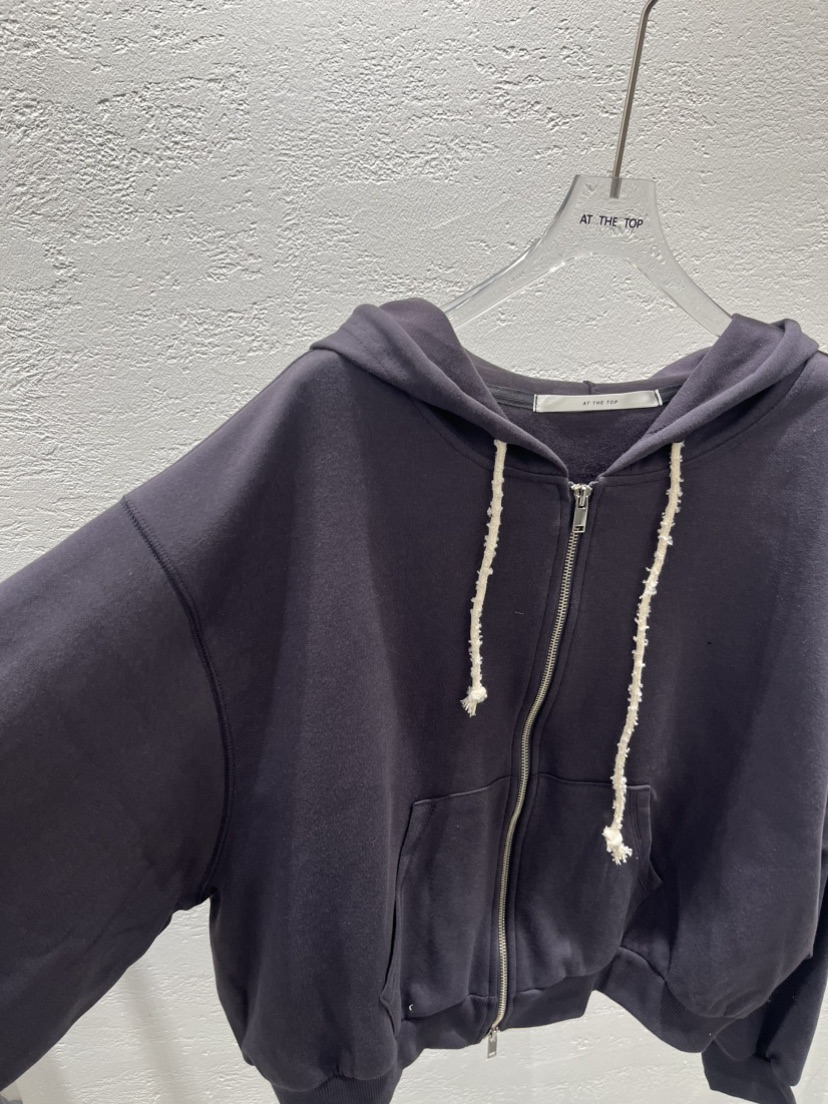 JOA韓國代購女士新品推薦26春夏職業休閑人氣衛衣拉鏈連帽JOA衛衣