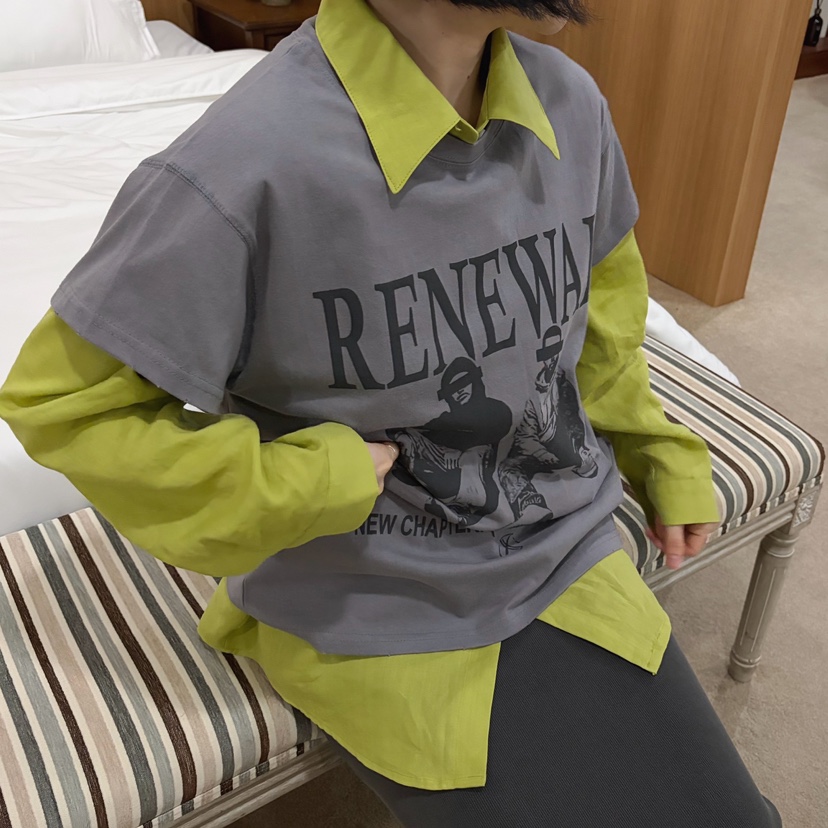 JOA東大門實拍女士新款26春夏真品休閑時尚職業襯衫蕾絲衫JOA襯衫/蕾絲衫