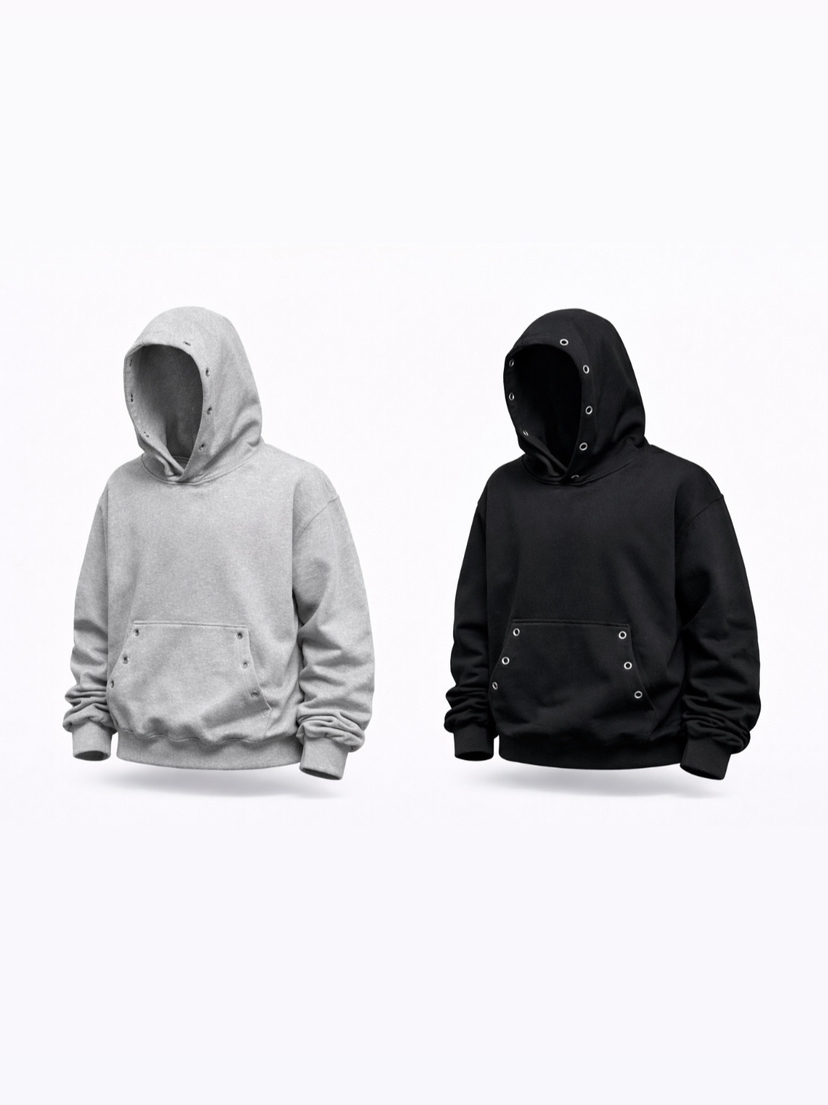 SEEOT東大門實拍女士新品職業時尚衛衣男女同款連帽衫鏤空SEEOT衛衣