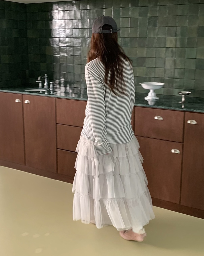 PEBBLE東大門代購女裝新品推薦26春夏熱賣真品時尚職業長裙PEBBLE長裙