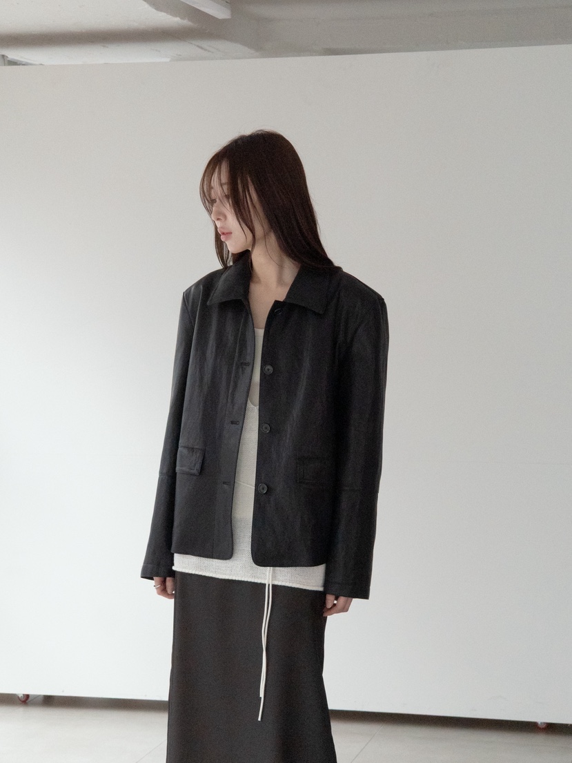 CULLUM東大門實拍女士新款真品熱賣推薦時尚人氣職業皮衣CULLUM皮衣