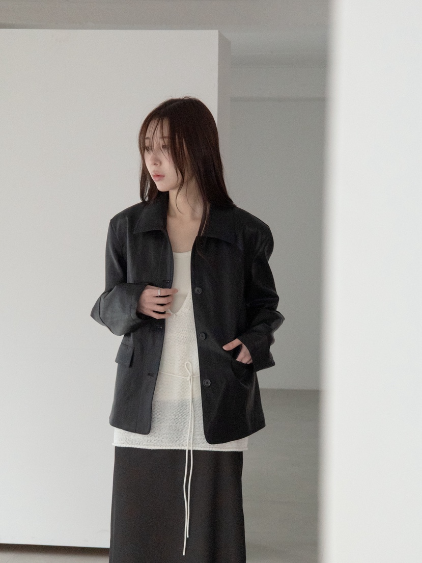 CULLUM東大門實拍女士新款真品熱賣推薦時尚人氣職業皮衣CULLUM皮衣