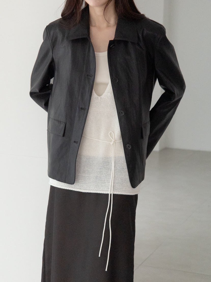 CULLUM東大門實拍女士新款真品熱賣推薦時尚人氣職業皮衣CULLUM皮衣