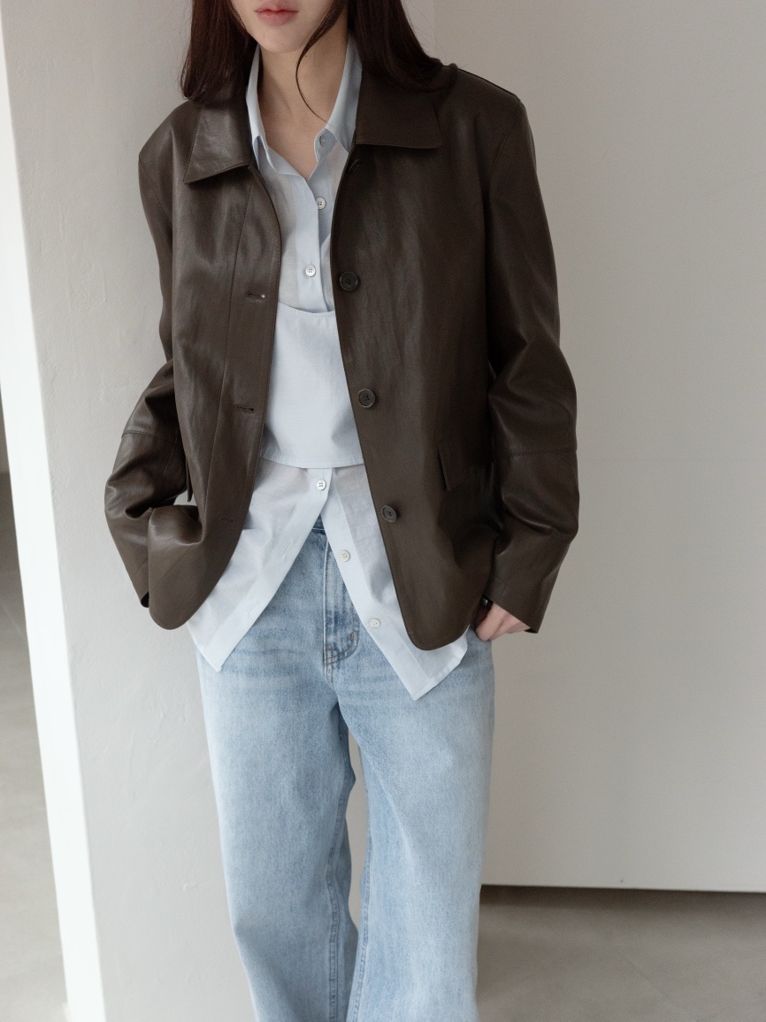 CULLUM東大門實拍女士新款真品熱賣推薦時尚人氣職業皮衣CULLUM皮衣