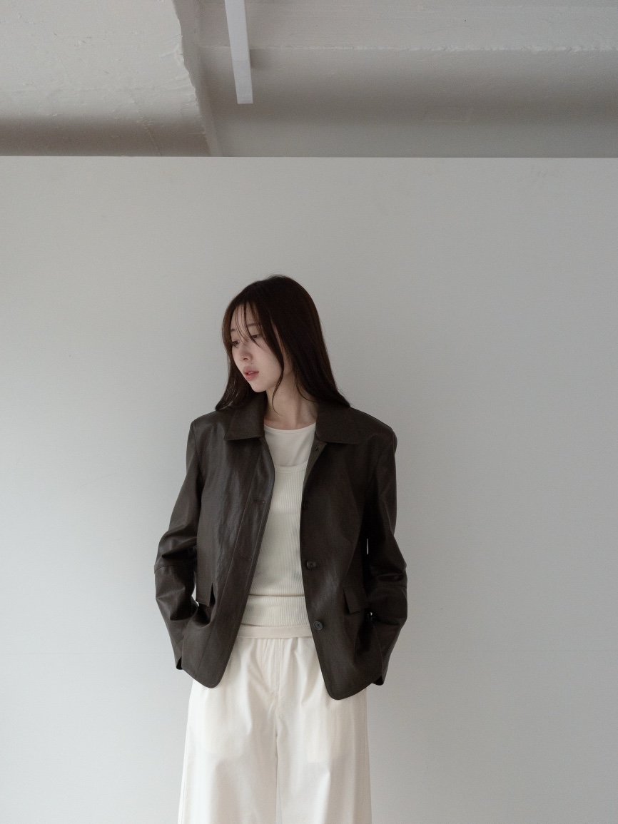 CULLUM東大門實拍女士新款真品熱賣推薦時尚人氣職業皮衣CULLUM皮衣